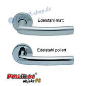 1003 (Geo) FS Rosettengarnitur PullBloc Edelstahl von Scoop