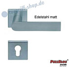 1008 (Semi) Halbgarnitur Quadratrosette PZ PullBloc Edelstahl matt o. poliert Scoop