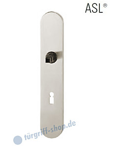 12-1418 ovales Langschild ASL® mit BB-Lochung, 72 mm, Vierkantaufnahme 8 mm, Aluminium F1 natureloxiert FSB 