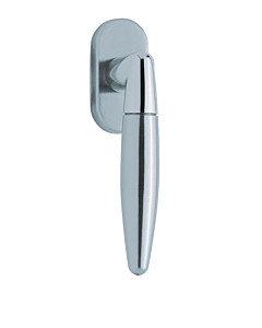 1007 (Optima) Fenstergriff oval Edelstahl matt/poliert von Scoop