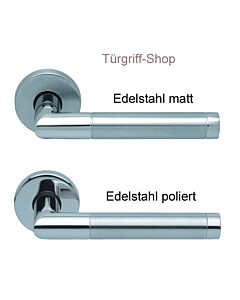 1174 (Chiara) Rosettengarnitur PullBloc Edelstahl von Scoop