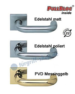 2104 Quadratrosettengarn. PullBloc Edelstahl von Scoop