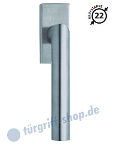 2009 Fenstergriff eckig Edelstahl o. PVD Messing-poliert Scoop