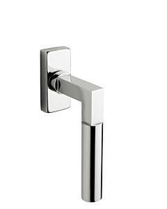 Bauhaus Fenstergriff GRO DK 20-44 ZAMAK MPN PVD Nickel poliert