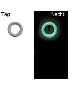 PZ Ring Nachtleuchtend grün / Tag Weiß von Südmetall