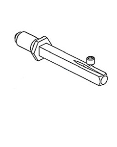 Wechselstift mit Schraube, M12-Gewinde von Jatec